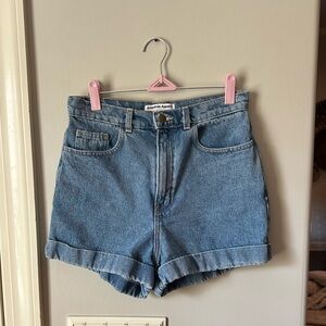 American Apperal High Rise Women’s Blue Jean Shorts